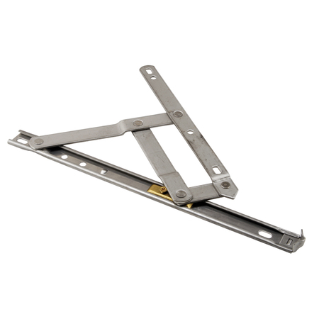 PRIME-LINE 12 in., Stainless Steel, 4-Bar Hinge Casement or Projecting Window 1 Set H 3628
